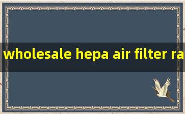 wholesale hepa air filter raw material